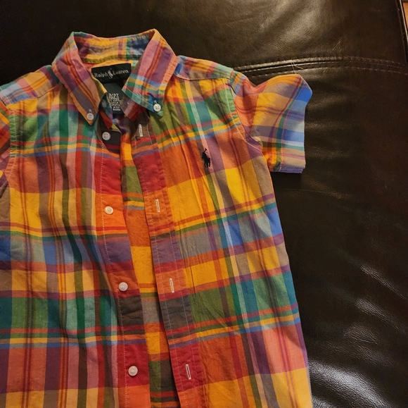 Polo plaid short sleeve shirt - Picture 3 of 4